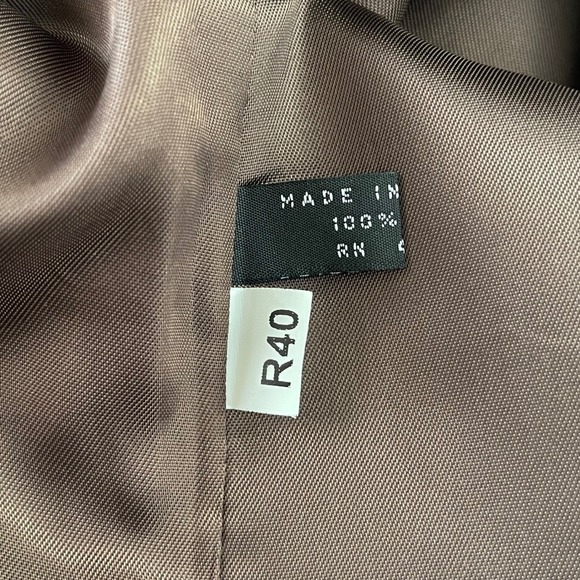 JNY Jones New York Mens Carter Vest Brown Pinstripe Wool R40 W33.5 NEW Suit - Picture 5 of 8